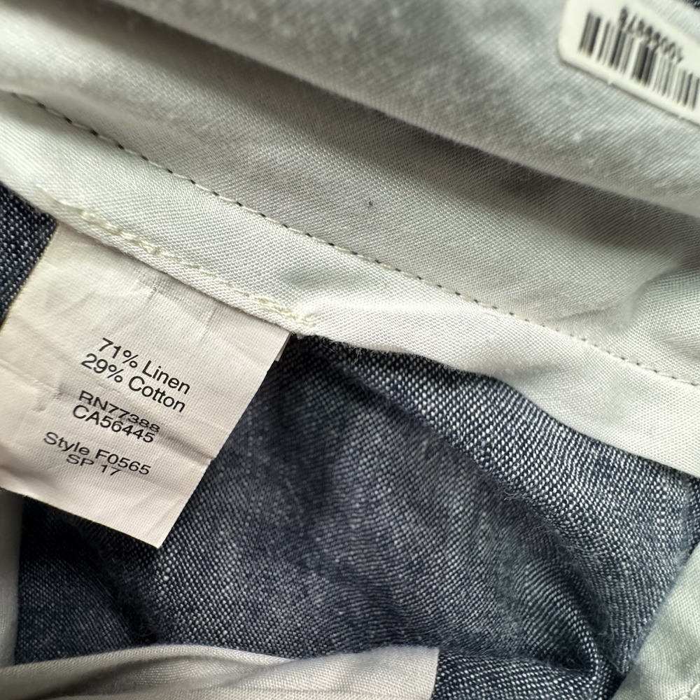 J Crew The Driggs Pants Mens Size 33x32 Navy School Preppy Classic - Picture 3 of 6